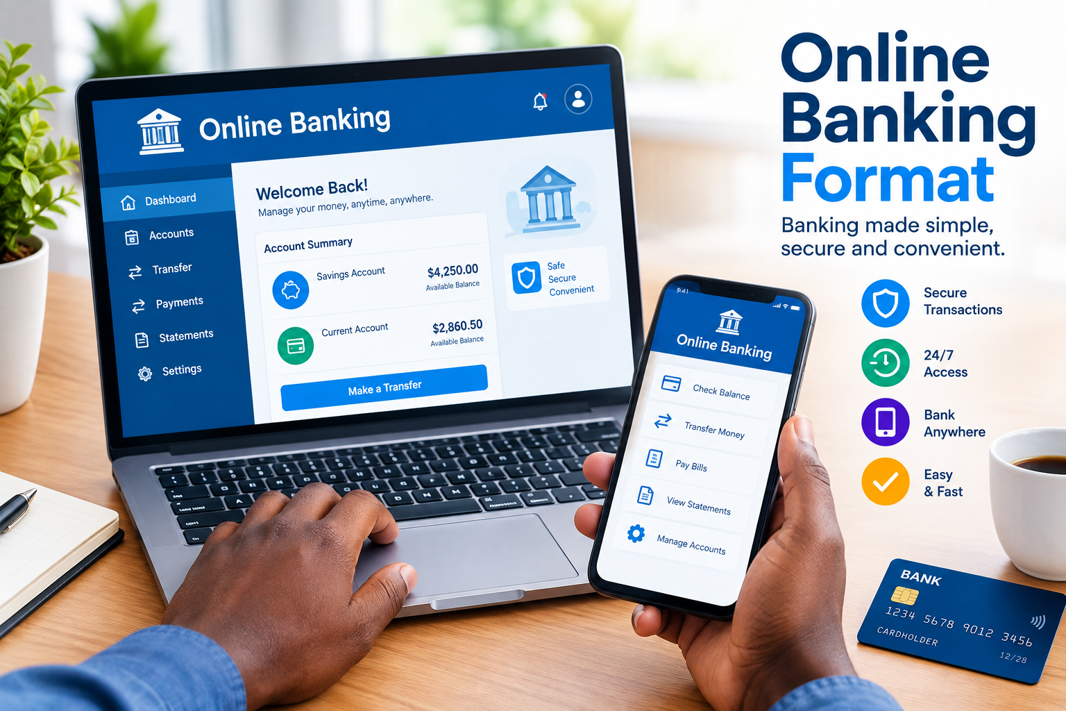 Online Banking Format